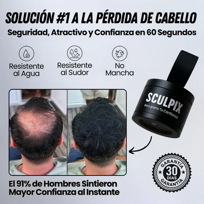 Sculpix™️ | Dile Adiós a las entradas, canas y calvicie